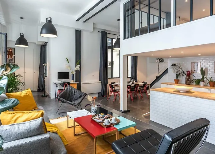 Outstanding Artist Loft - 6 Guests - Marais And Canal Apartmán