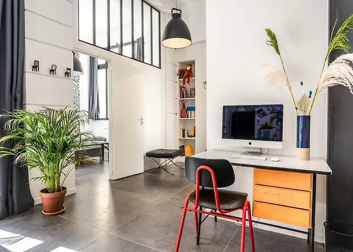 Apartmán Outstanding Artist Loft - 6 Guests - Marais And Canal