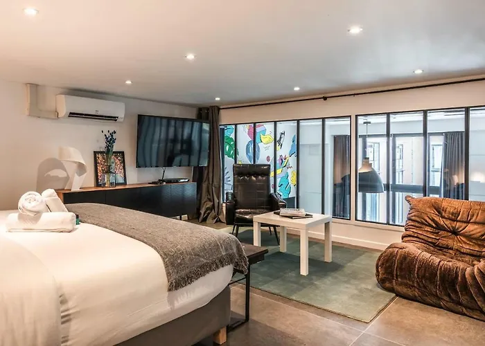 Apartmán Outstanding Artist Loft - 6 Guests - Marais And Canal