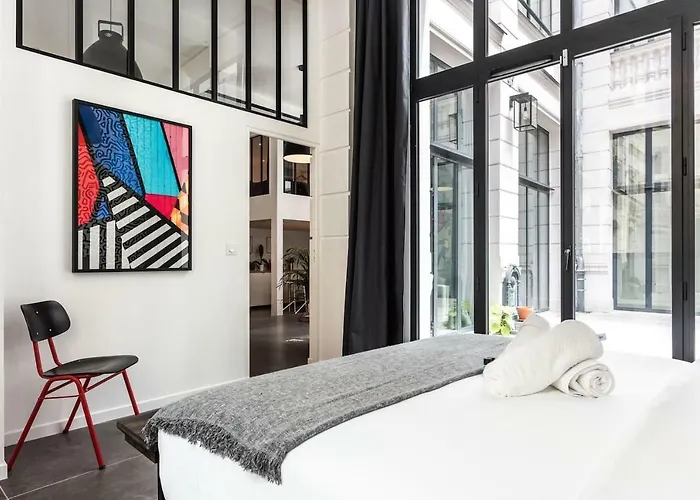 Apartmán Outstanding Artist Loft - 6 Guests - Marais And Canal *