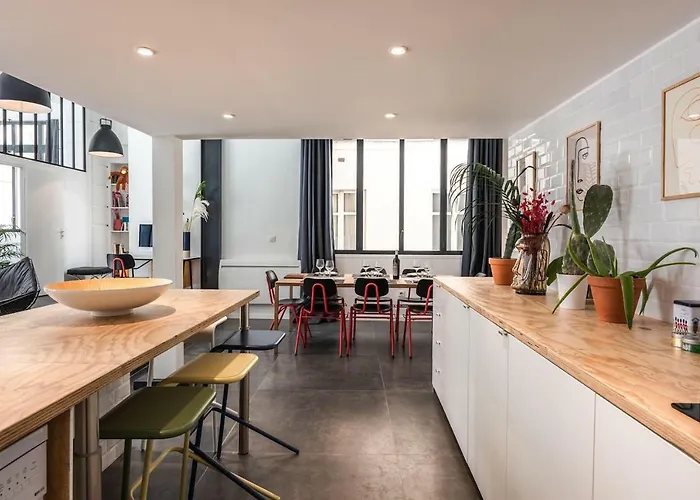 Outstanding Artist Loft - 6 Guests - Marais And Canal Apartmán *
